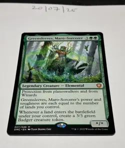 Magic the Gathering MTG Greensleeves, Maro-Sorcerer x1 Mythic Card NM/M - Image 1