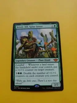Bristly Bill, Spine Sower. Mythic Plant Druid. OTJ Magic the Gathering Card. - Image 1