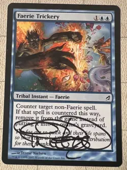 Faerie Trickery Lorwyn Artist Proof Signed by Terese Nielsen - Image 1