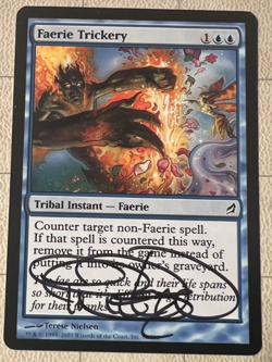 Faerie Trickery Lorwyn Artist Proof Signed by Terese Nielsen - Image 3
