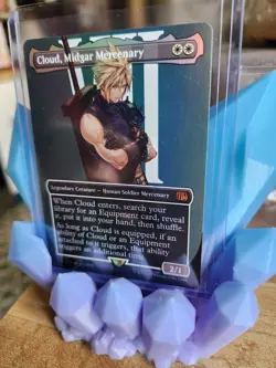 Magic: The Gathering -Final Fantasy- Cloud, Midgar Mercenary Borderless Foil -NM - Image 2