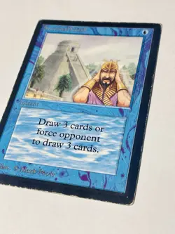 MTG Ancestral Recall International Edition (IE) Magic the Gathering Heavy Play - Image 2