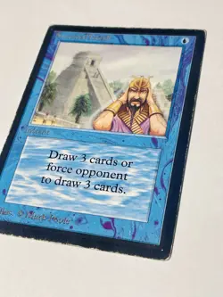 MTG Ancestral Recall International Edition (IE) Magic the Gathering Heavy Play - Image 6