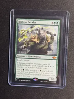 Outlaws of Thunder Junction Railway Brawler #175 MTG NM - Image 3
