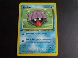 Pokémon Shellder – 54/62 – Fossil Set – 1st Edition - Image 3