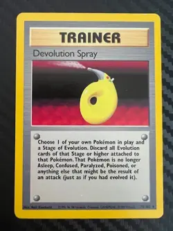 Pokémon TCG Devolution Spray Base Set 72/102 Regular Unlimited Rare LP - Image 3