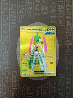 Iron Valiant ex 261/182 Hyper Rare Near Mint SV04: Paradox Rift NM Pokemon TCG - Image 3
