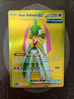 Iron Valiant ex 261/182 Hyper Rare Near Mint SV04: Paradox Rift NM Pokemon TCG - Image 4