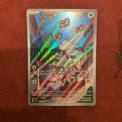 Chatot 181 /162 Illustrated Rare Alt Art SV Temporal Forces Pokemon English NM - Image 1