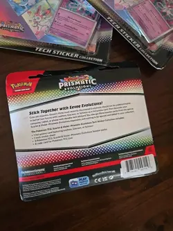 Pokemon TCG Prismatic Evolution Tech Sticker Collection SYLVEON LOT of 4 SEALED - Image 6