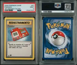POKEMON PSA 9 TRAINING POKEDEX 87/102 1st LOW POP ITALIAN BASE SET!🌎 - Image 6
