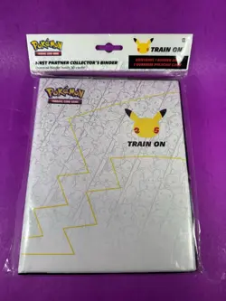 Pokemon 25th Anniversary Oversized Binder Pikachu Promo First Partner Collector - Image 1