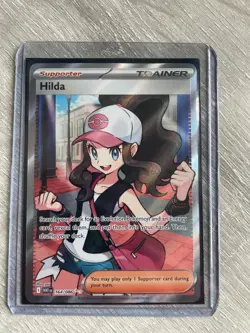 Pokémon White Flare Hilda Full Art Trainer English 164/086 NM/M TCG - Image 3