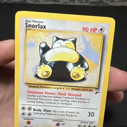 Snorlax 30/130 Base Set 2 Rare Pokemon Card Non-Holo - Image 2