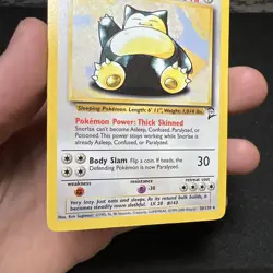 Snorlax 30/130 Base Set 2 Rare Pokemon Card Non-Holo - Image 3