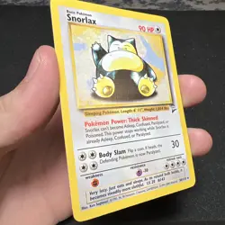 Snorlax 30/130 Base Set 2 Rare Pokemon Card Non-Holo - Image 9