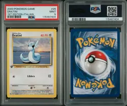 POKEMON PSA 9 DRATINI 26/102 1st FIRST EDITION ITALIAN LOW POP BASE SET!🌎 - Image 3