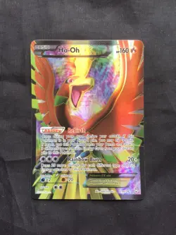 Pokemon Cards: Dragons Exalted Ultra Rare Full Art: Ho-oh EX 119/124 - Image 1
