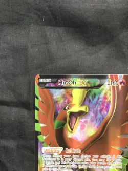 Pokemon Cards: Dragons Exalted Ultra Rare Full Art: Ho-oh EX 119/124 - Image 2
