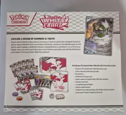 Sealed White Flare Elite Trainer Box ETB Pokemon TCG Cards New Official - Image 2