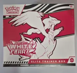 Sealed White Flare Elite Trainer Box ETB Pokemon TCG Cards New Official - Image 3
