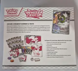 Sealed White Flare Elite Trainer Box ETB Pokemon TCG Cards New Official - Image 5