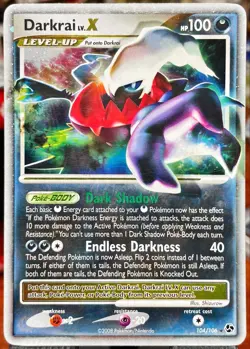 Darkrai LV.X 104/106 Ultra Rare Great Encounters Pokémon Card LP 🔥 - Image 1