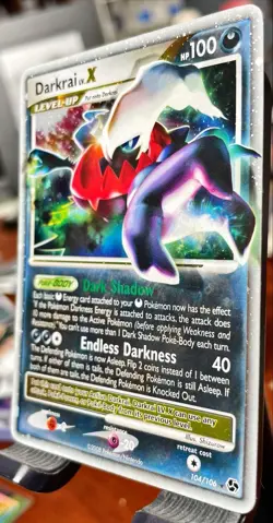 Darkrai LV.X 104/106 Ultra Rare Great Encounters Pokémon Card LP 🔥 - Image 3