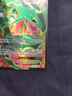 Pokemon Cards: Dragons Exalted Ultra Rare Full Art: Rayquaza EX 123/124 - Image 4
