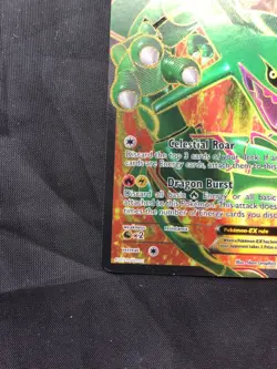 Pokemon Cards: Dragons Exalted Ultra Rare Full Art: Rayquaza EX 123/124 - Image 5