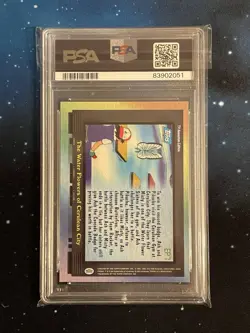 2000 Topps Pokemon TV Series 2 EP7 The Water Flowers Of Cerulean City Foil PSA 8 - Image 4