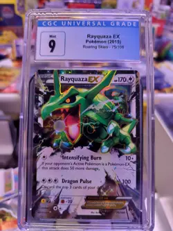 2015 Rayquaza EX - Pokemon - Roaring Skies - 75/108 - CGC MINT 9 - Image 3