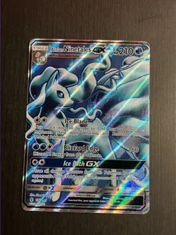 Alolan Ninetales GX 205/214 NM 132/145 LP/NM Full Art Pokémon TCG 2 Card Lot - Image 12