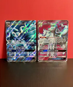 Alolan Ninetales GX 205/214 NM 132/145 LP/NM Full Art Pokémon TCG 2 Card Lot - Image 25