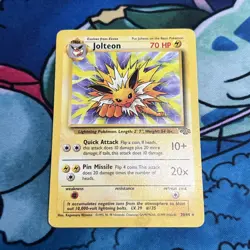 Jolteon (20/64) Non Holo Jungle Set Rare Pokemon Card! FAST & FREE P&P! - Image 1