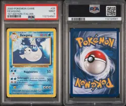 POKEMON PSA 9 DEWGONG 25/102 1st FIRST EDITION ITALIAN BASE SET LOW POP!🌎 - Image 6