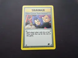 Pokémon Card Here Comes Team Rocket 71/82 Team Rocket Trainer Trading Card TCG - Image 1