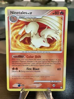 Pokemon Mysterious Treasures #32/123 Ninetales Non-Holo Rare LP - Image 1
