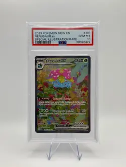 2023 Pokemon Mew En-151 Special Illustration Rare #198 Venusaur EX PSA 10 Gem MT - Image 1