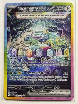 Terapagos ex 170/142 - Stellar Crown Special Illustration Rare Pokemon TCG NM - Image 1