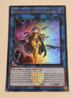 Galatea-i, the Orcust Automaton BLMM-EN053 Ultra Rare Yugioh 1st Edition Mint - Image 1