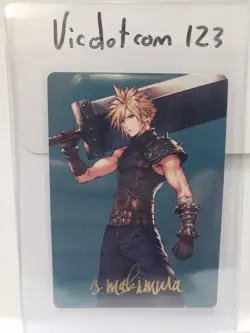 Cloud, Ex-SOLDIER Art Card 50/53 GoldStamped Signature Art Series: FINAL FANTASY - Image 2