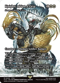 Knights of San d'Oria / Ranger-Captain of Eos - FCA - NM - MTG - Image 3