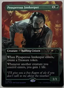 MTG Secret Lair Drop Prosperous Innkeeper Creature RARE FOIL #0878 - Image 1