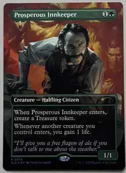 MTG Secret Lair Drop Prosperous Innkeeper Creature RARE FOIL #0878 - Image 7