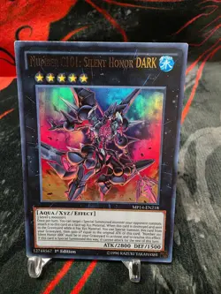 Yugioh!  Number C101: Silent Honor DARK - MP14-EN218 - Ultra Rare - 1st Edt - Image 1