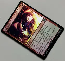 MTG Final Fantasy Fire Magic Instant UNCOMMON FOIL #0136 - Image 2