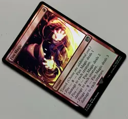 MTG Final Fantasy Fire Magic Instant UNCOMMON FOIL #0136 - Image 8