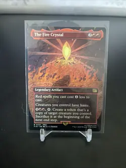 The Fire Crystal #337 - Borderless - Final Fantasy FIN - MTG - NM /Unplayed - Image 1