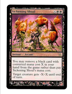 Sickening Shoal  x1  FOIL Betrayers of Kamigawa  Magic MTG Unplayed NM - Image 3